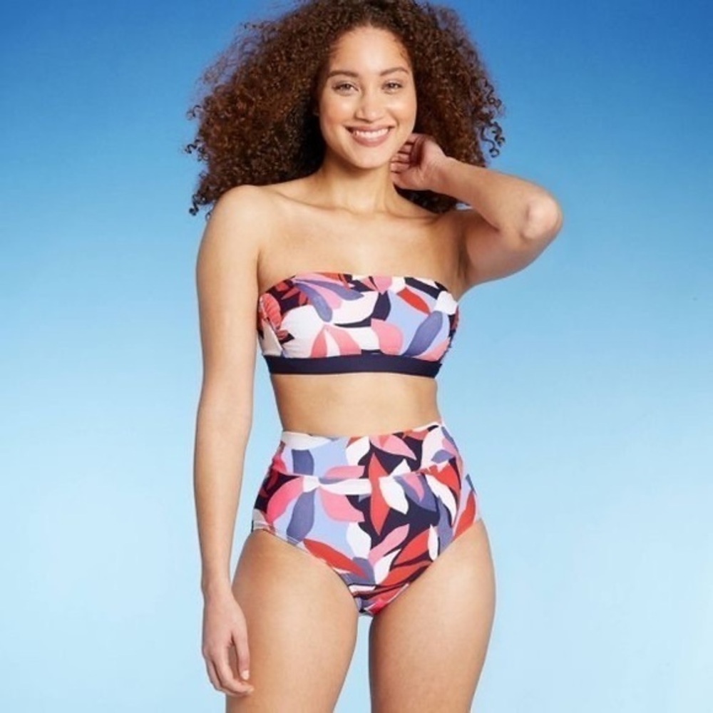 Kano Sol Bright Bikini Top | Removable Straps | M